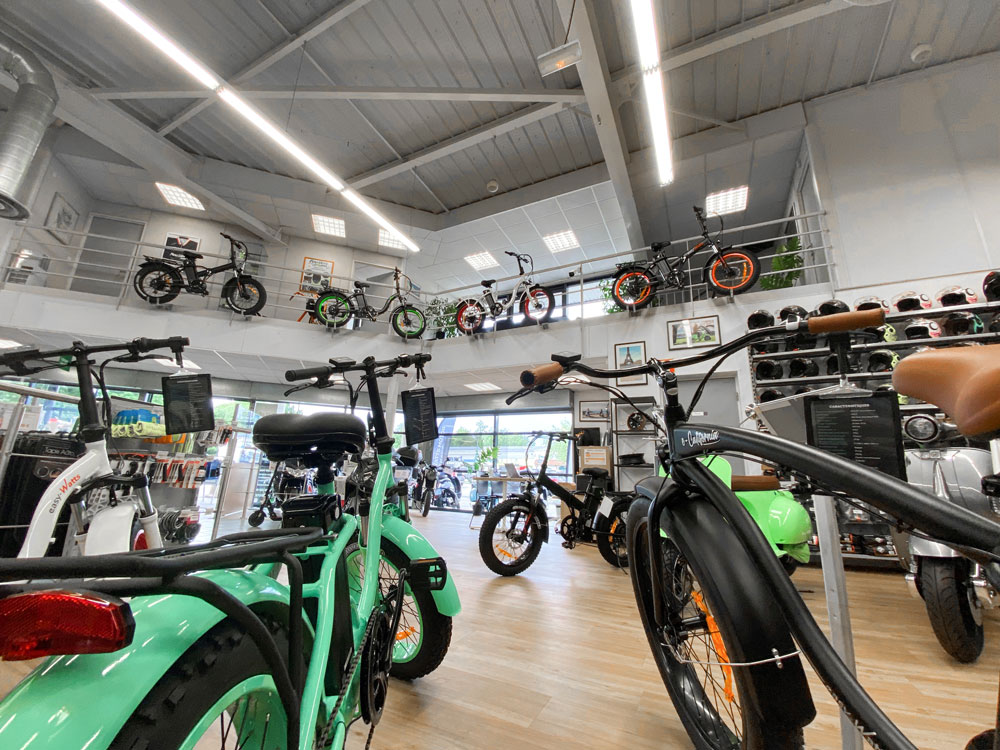 EasyWatts ouvre un showroom à côté de la Suisse EASYWATTS MOTORCYCLES